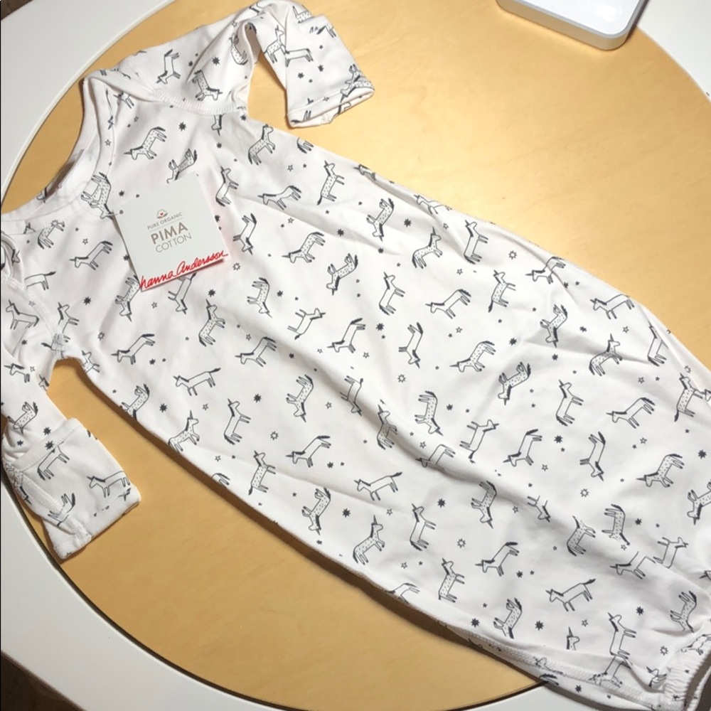 Hanna andersson baby whimsical unicorn Pima